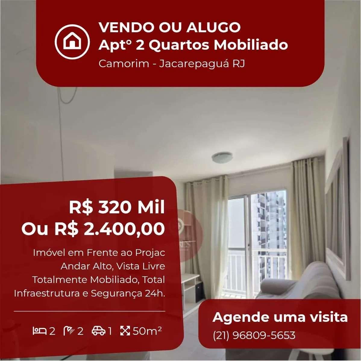 Apartamento, no Way Bandeirantes em Rio de Janeiro, Jacarepaguá, com 2 quartos, 50m² - Soares Imóveis | Vendas, Adm & Locação